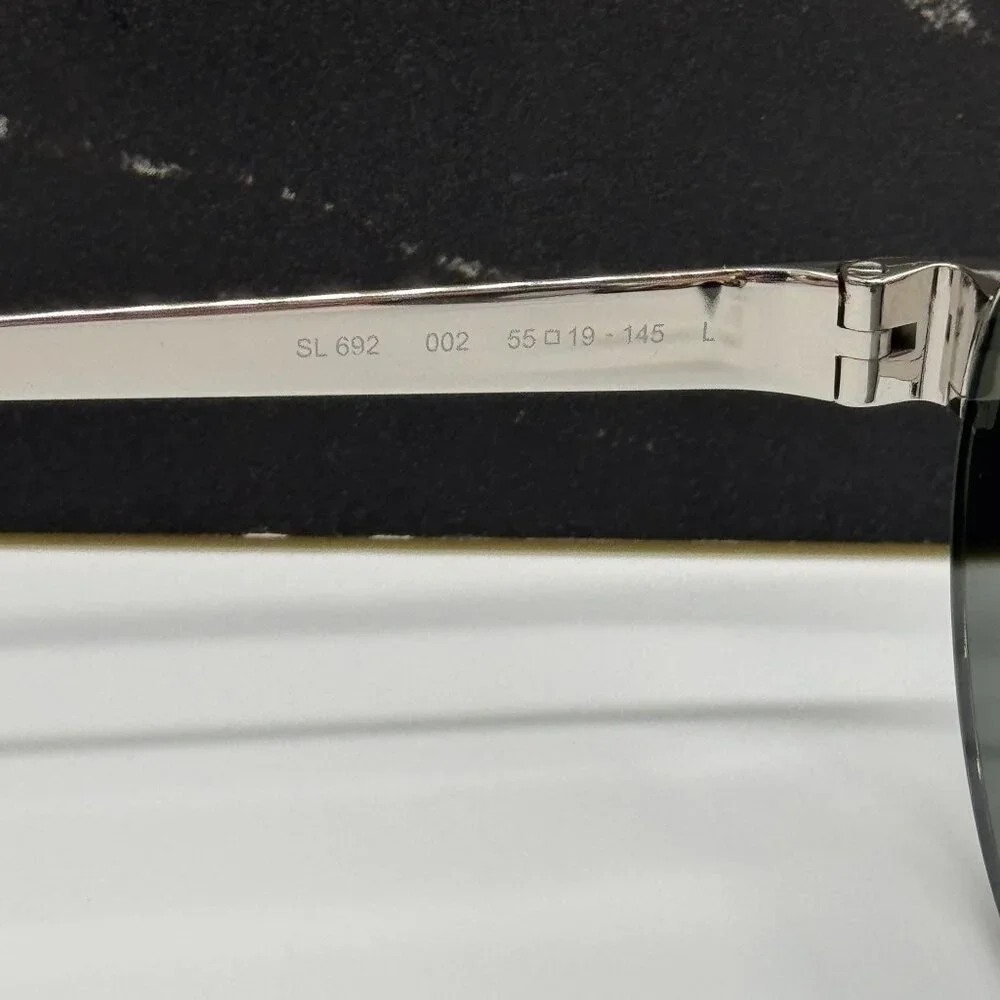 NEW SAINT LAURENT SL692 OO2 SILVER UNISEX SUNGLASSES SAINT LAURENT SL 692 OO2 - Picture 9 of 11